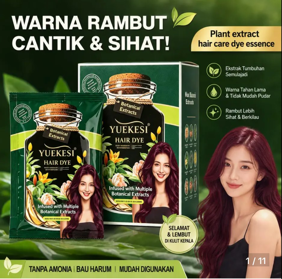 YUEKESI botanical hair dye